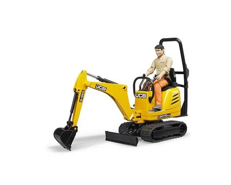 Bruder Jcb Micro Excavator 8010 Cts and Construction Worker 